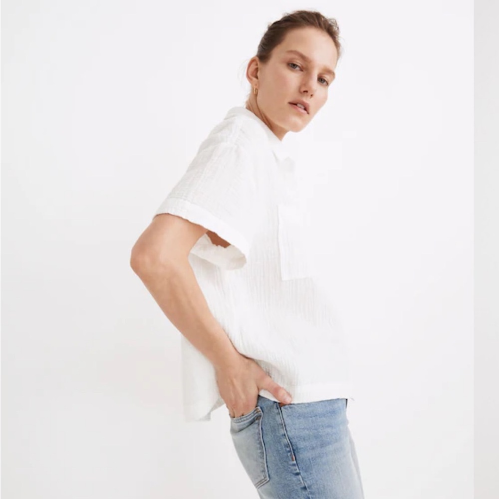 Madewell Airspun Beachside Top - Picture 2 of 8